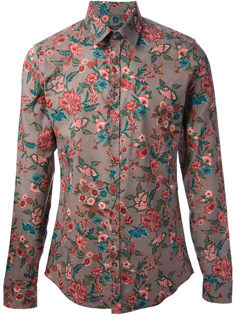 gucci floral shirt mens|gucci shirts for men outlet.